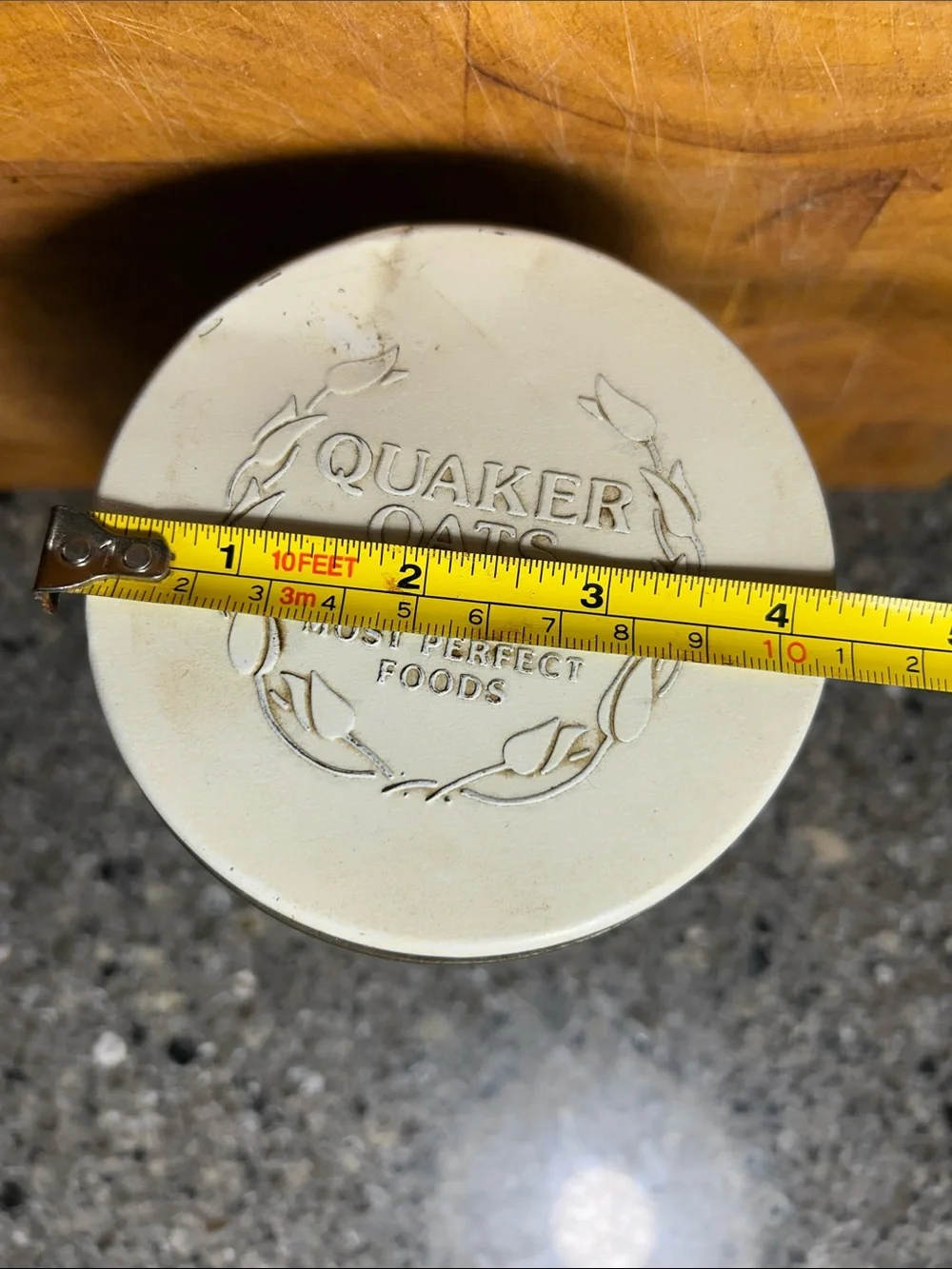 Vintage Quaker Oats tin can 1982 Limited Edition anniversary - Picture 9 of 10